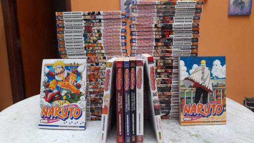 Naruto Colecao Completo 1 A 72 + Guias Gaiden The Last Manga
